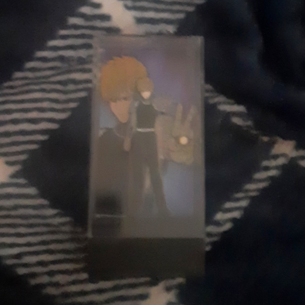 One punch genos coat pin